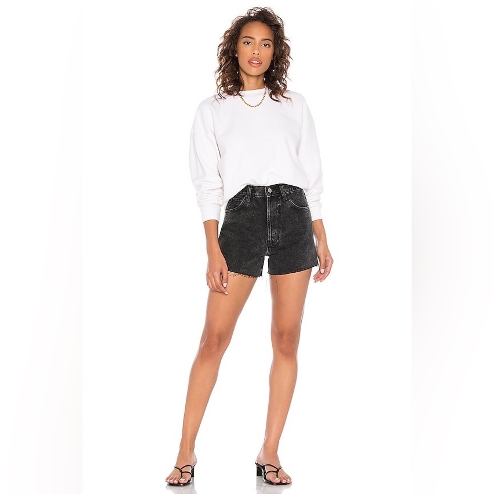 ANINE BING Gina Short in Black Acid